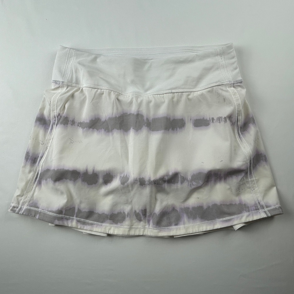 Lululemon Women's Pace Rival Mid-Rise Long Skirt Transverse Lilac Multi Size 4
